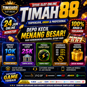 TIMAH88 Situs Slot Online Terpercaya dengan Promo Menarik dan Peluang Menang Besar