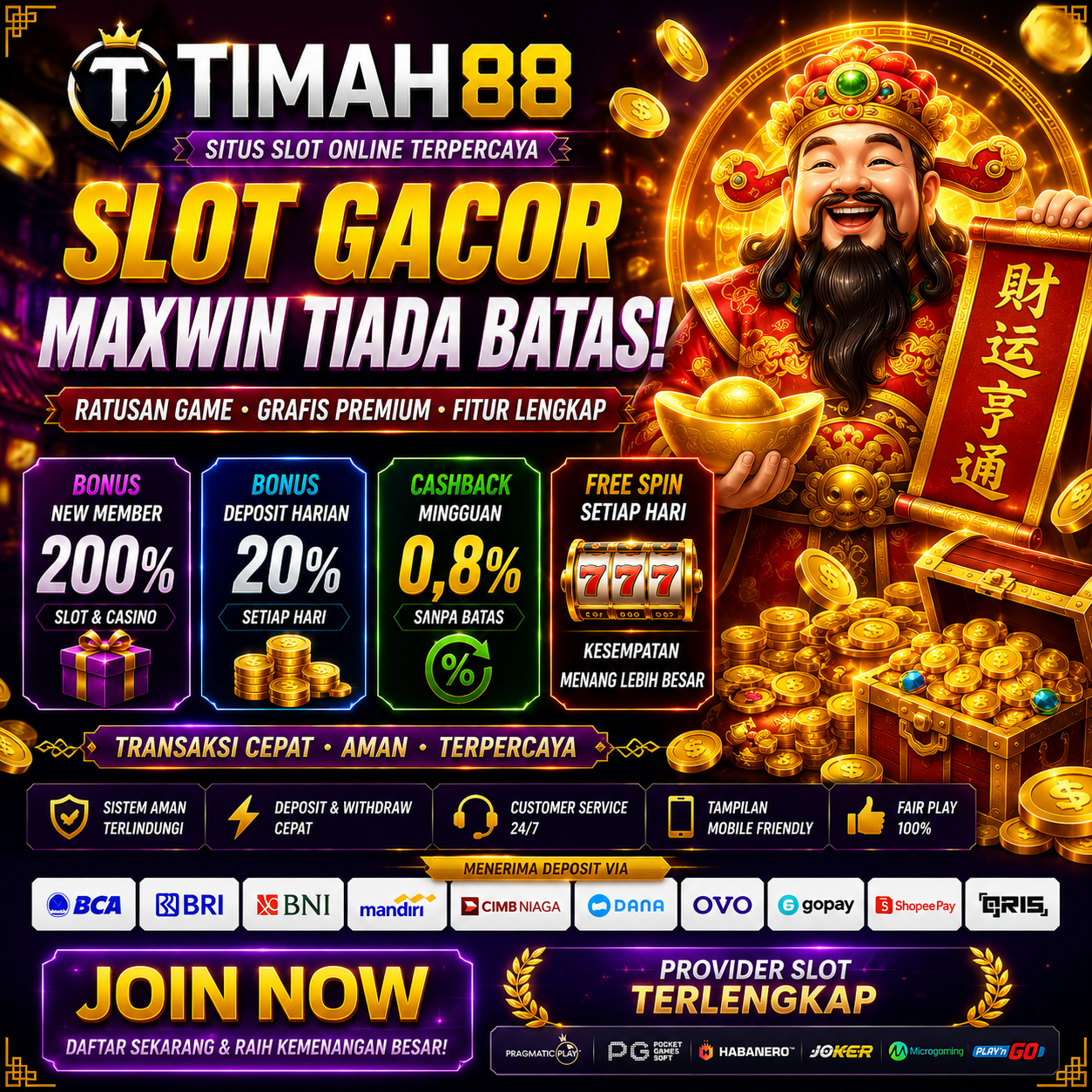 TIMAH88 Sensasi Slot Online Modern dengan Beragam Keuntungan